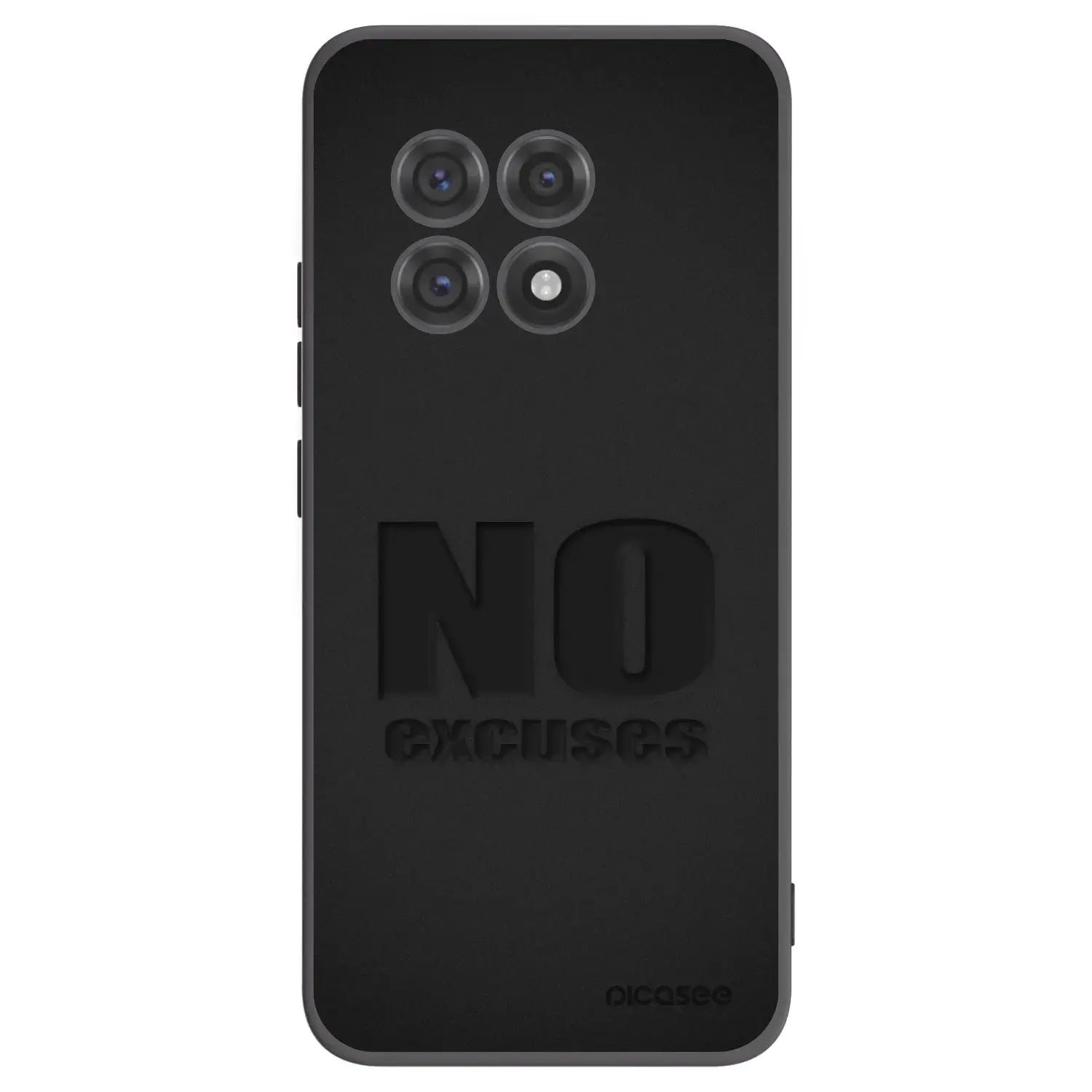 Silikonový černý obal pro OnePlus 13R 5G - No Excuses