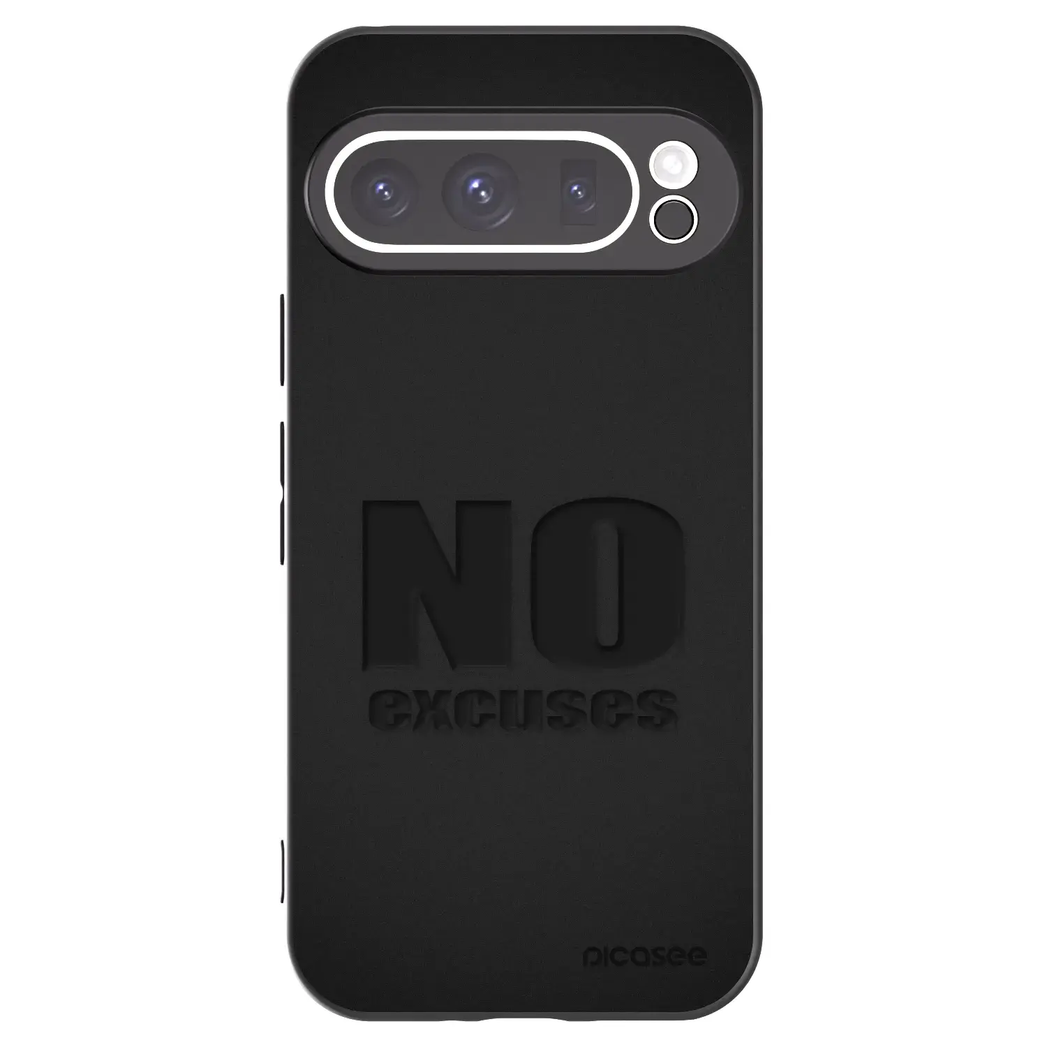 Silikonový černý obal pro Google Pixel 9 Pro XL - No Excuses