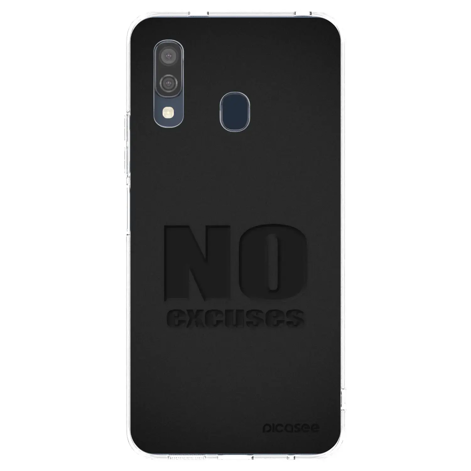 Silikonový průhledný obal pro Samsung Galaxy A40 A405F - No Excuses