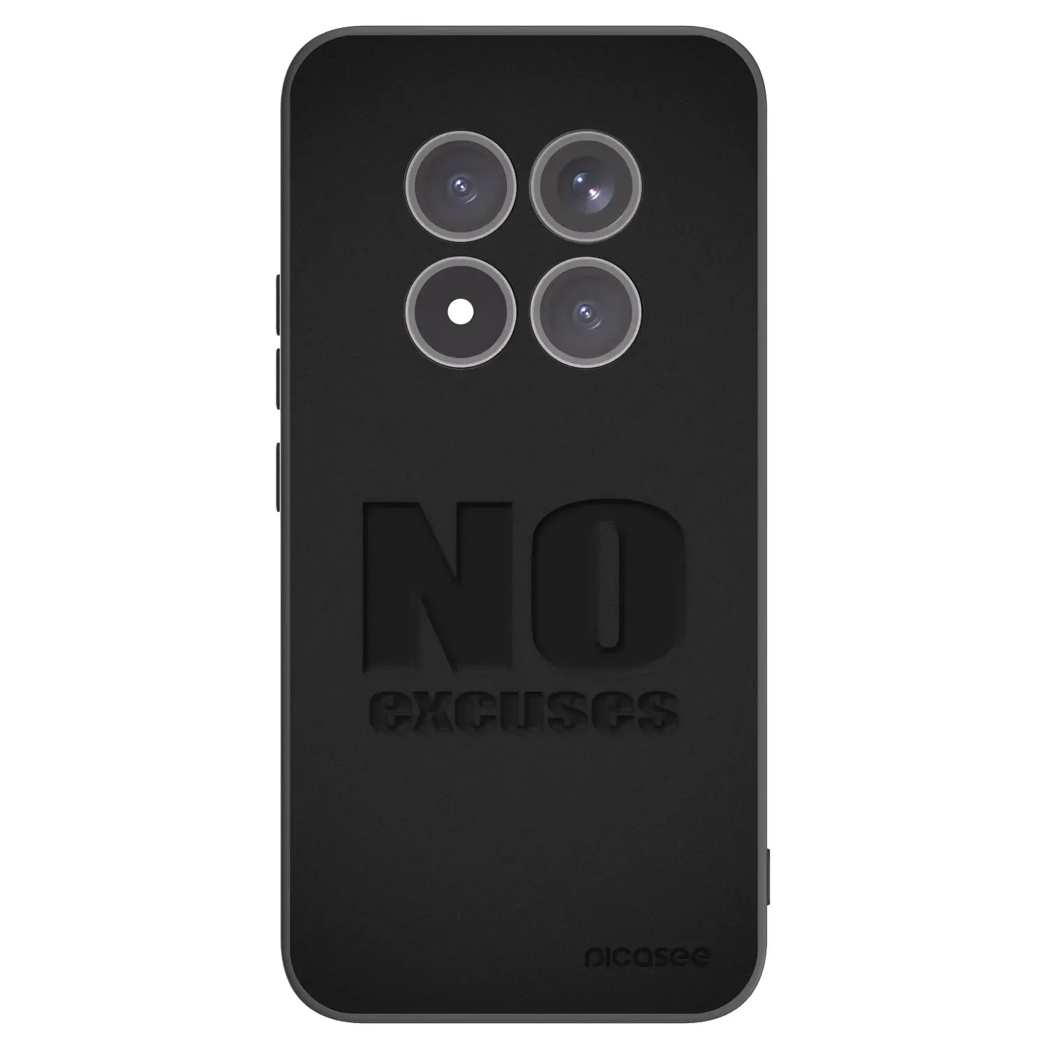 Silikonový černý obal pro Xiaomi Redmi Note 15 Pro+ - No Excuses