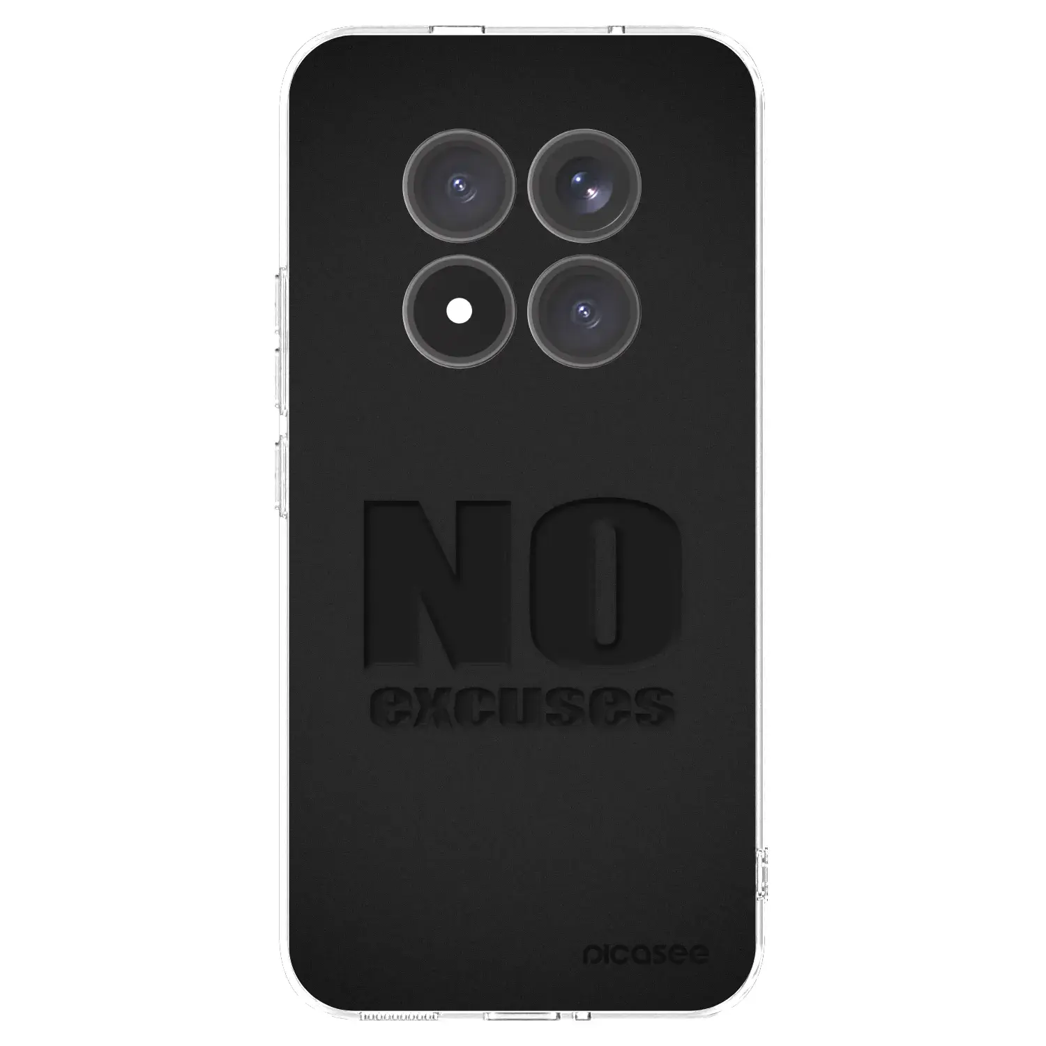Silikonový průhledný obal pro Xiaomi Redmi Note 15 Pro+ - No Excuses