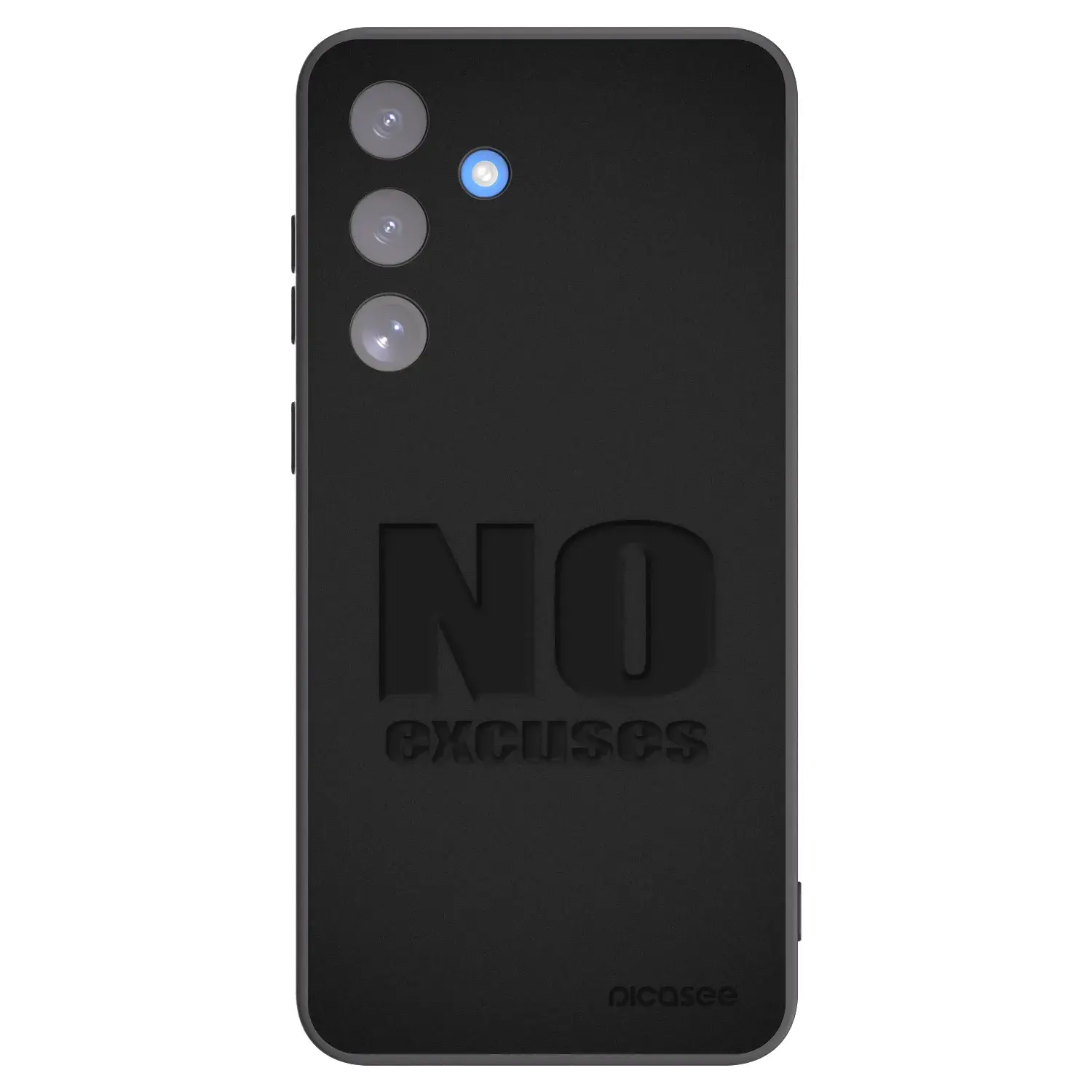 Silikonový černý obal pro Samsung Galaxy S25 FE 5G - No Excuses