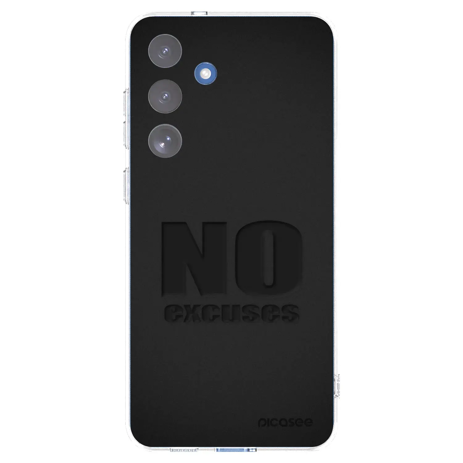 Silikonový průhledný obal pro Samsung Galaxy S25 FE 5G - No Excuses