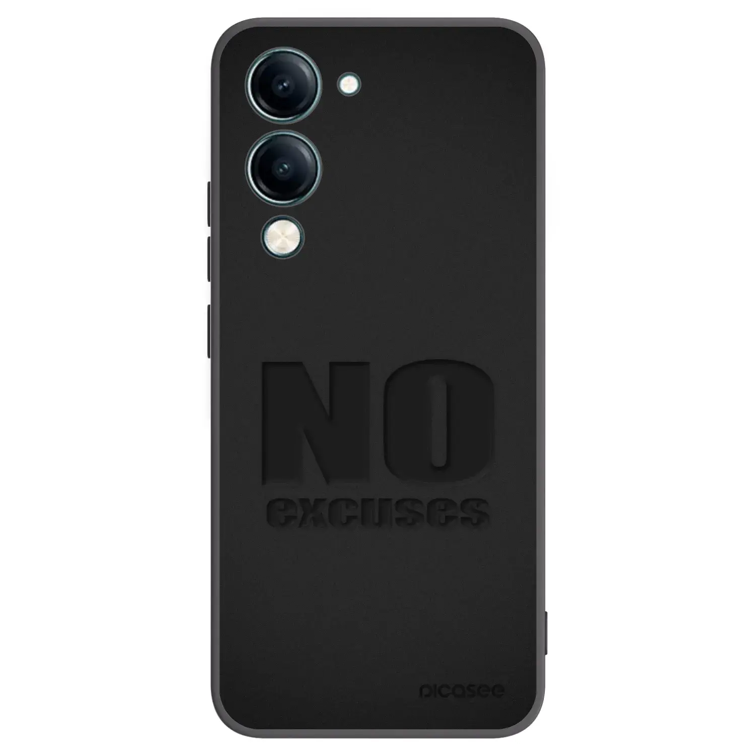 Silikonový černý obal pro Vivo Y29s 5G - No Excuses