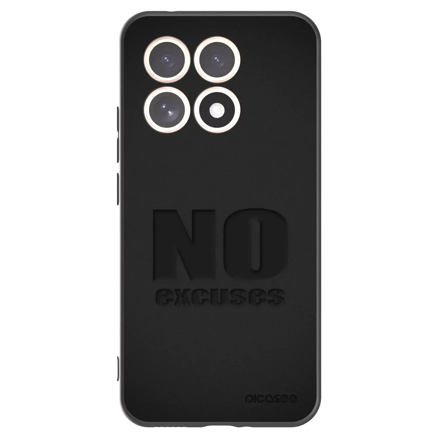 Silikonový černý obal pro Xiaomi 15T - No Excuses