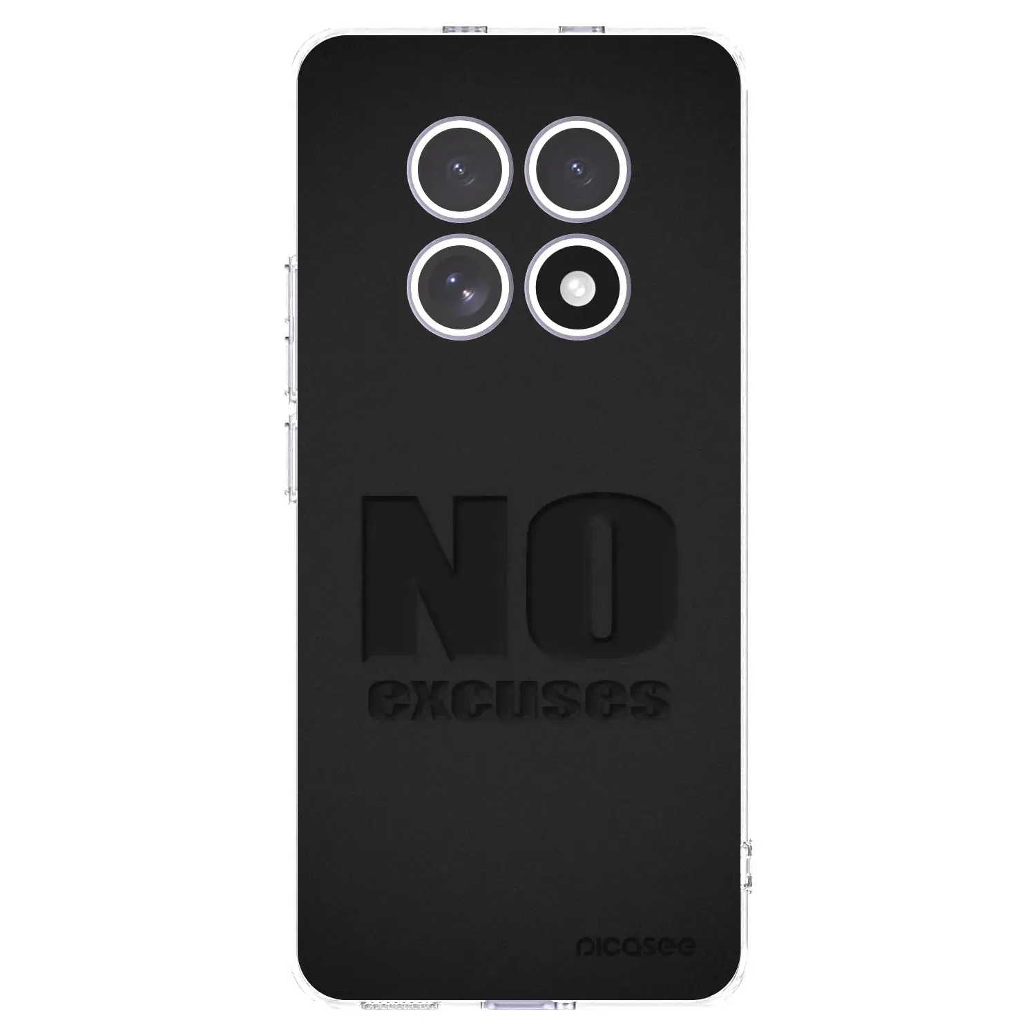 Silikonový průhledný obal pro Xiaomi Redmi Note 15 4G - No Excuses