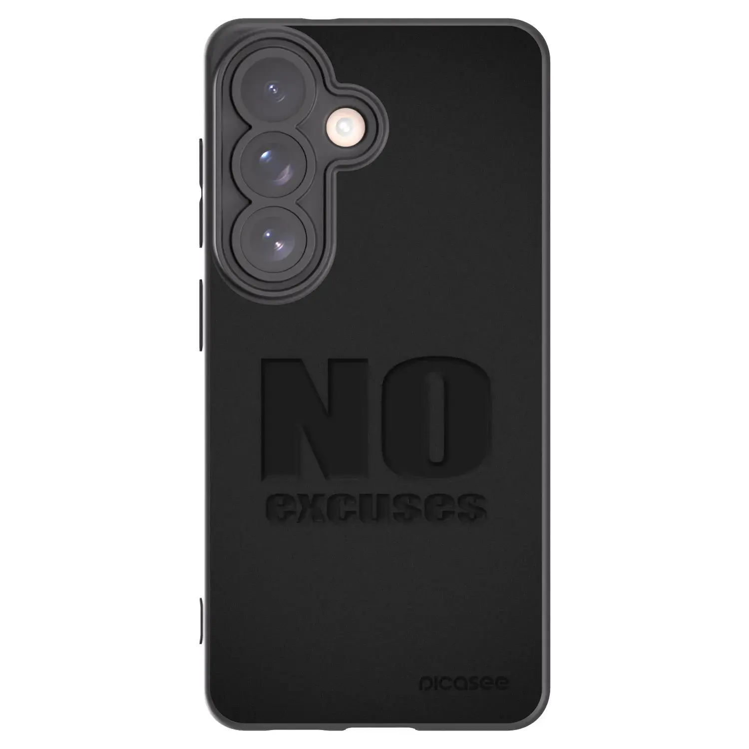 Silikonový černý obal pro Samsung Galaxy S26 - No Excuses