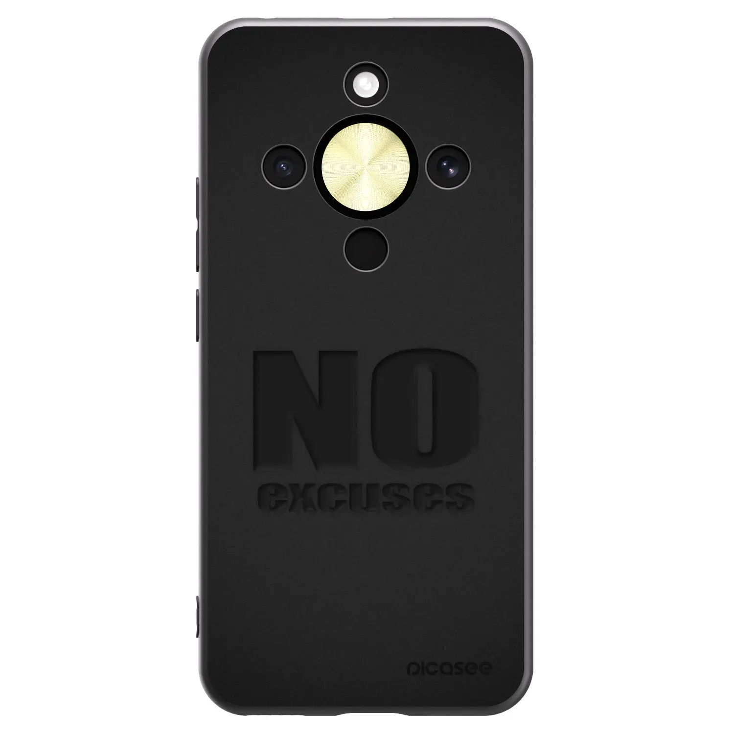 Silikonový černý obal pro Honor Magic8 Lite 5G - No Excuses