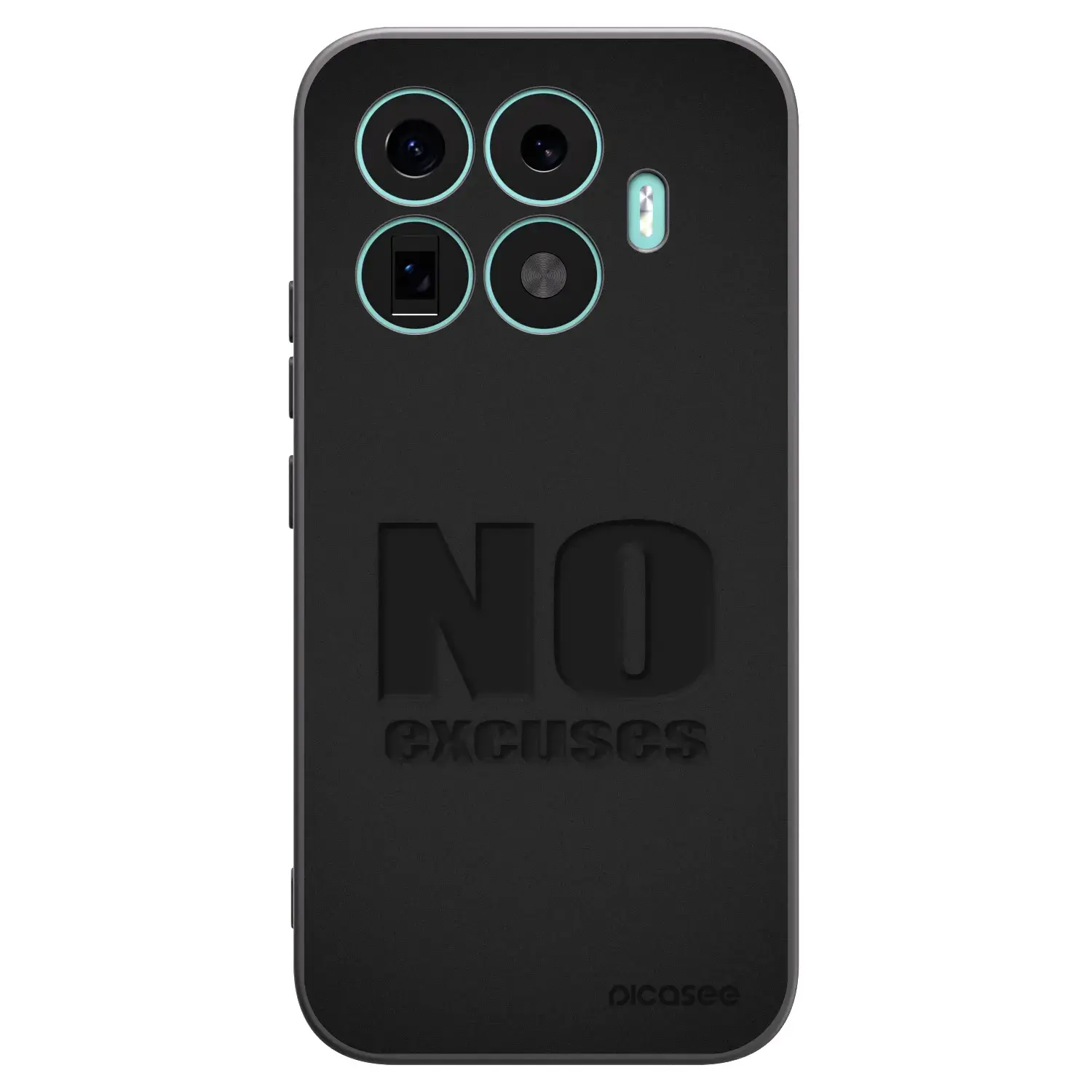 Silikonový černý obal pro Xiaomi 17T - No Excuses