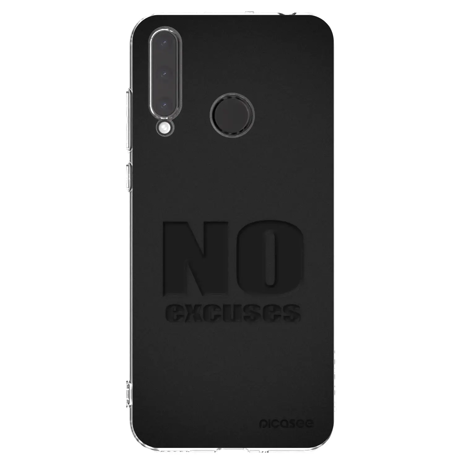 Silikonový průhledný obal pro Honor 20 Lite - No Excuses