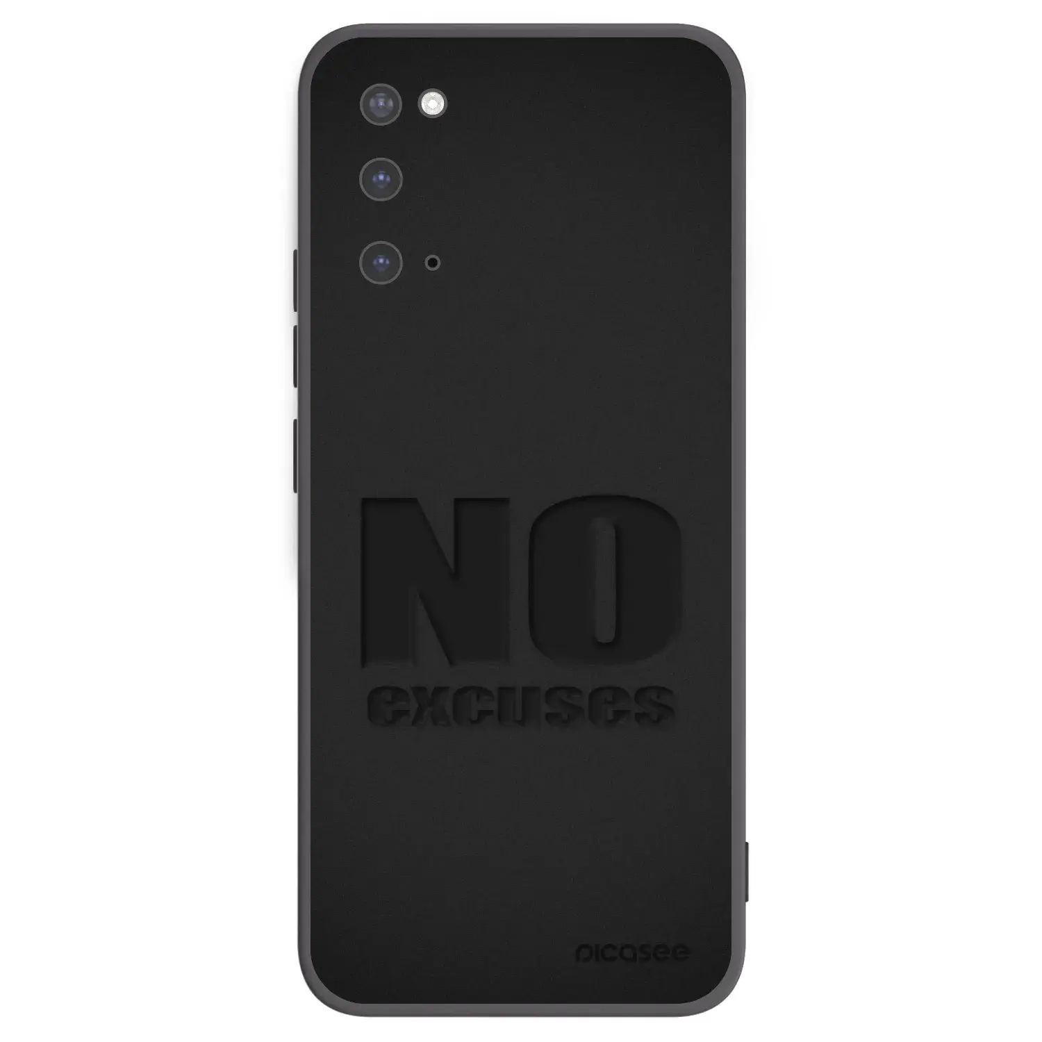 Silikonový černý obal pro Samsung Galaxy S20 G980F - No Excuses