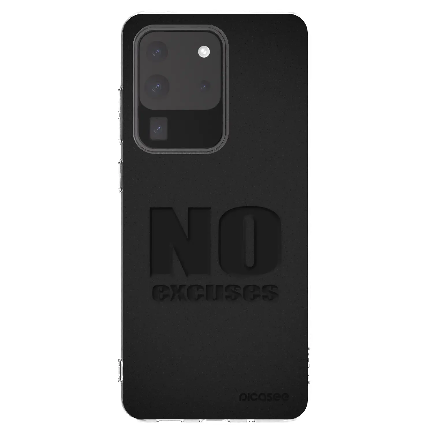 Silikonový průhledný obal pro Samsung Galaxy S20 Ultra 5G G988F - No Excuses