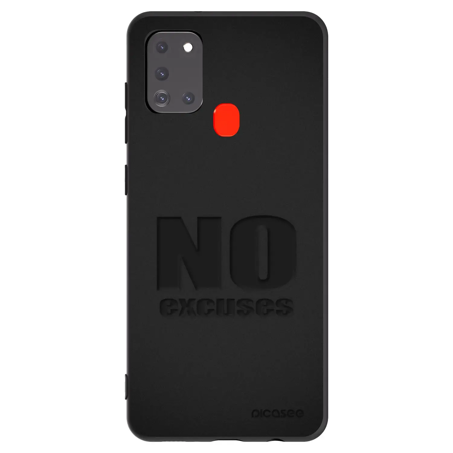 Silikonový černý obal pro Samsung Galaxy A21s - No Excuses
