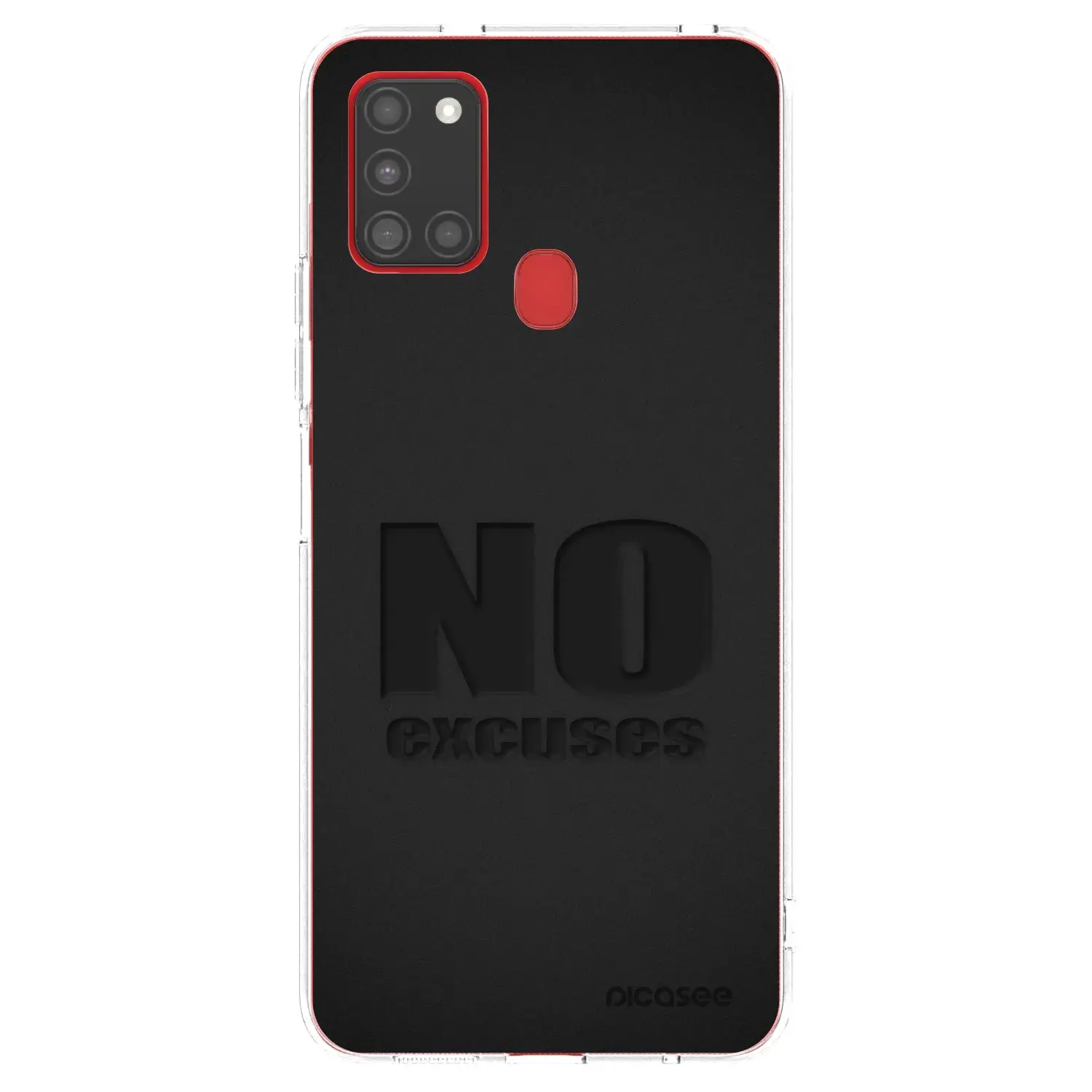 Silikonový průhledný obal pro Samsung Galaxy A21s - No Excuses