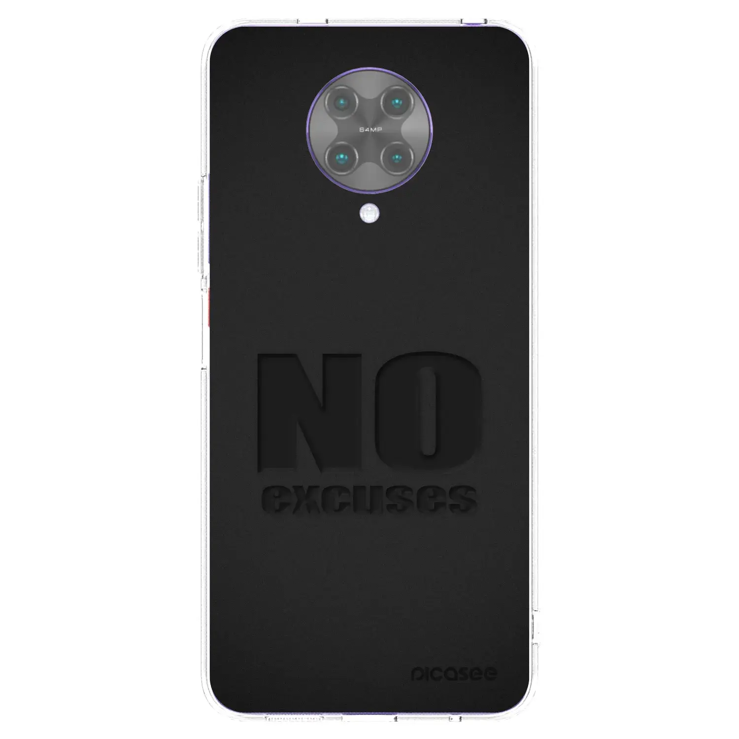 Silikonový průhledný obal pro Xiaomi Poco F2 Pro - No Excuses