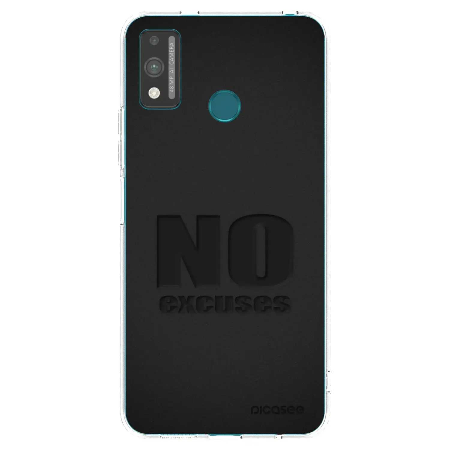 Silikonový průhledný obal pro Honor 9X Lite - No Excuses