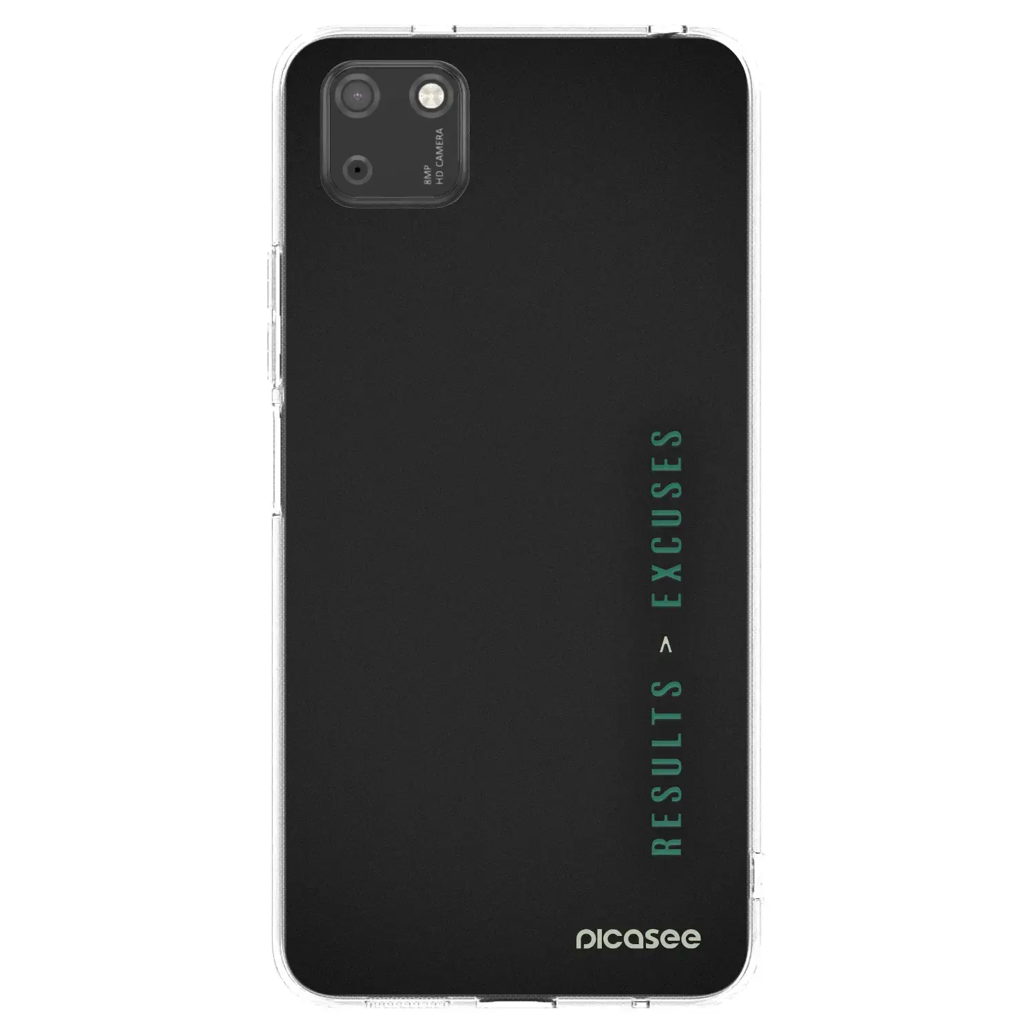 Silikonový průhledný obal pro Huawei Y5P - Results x Excuses