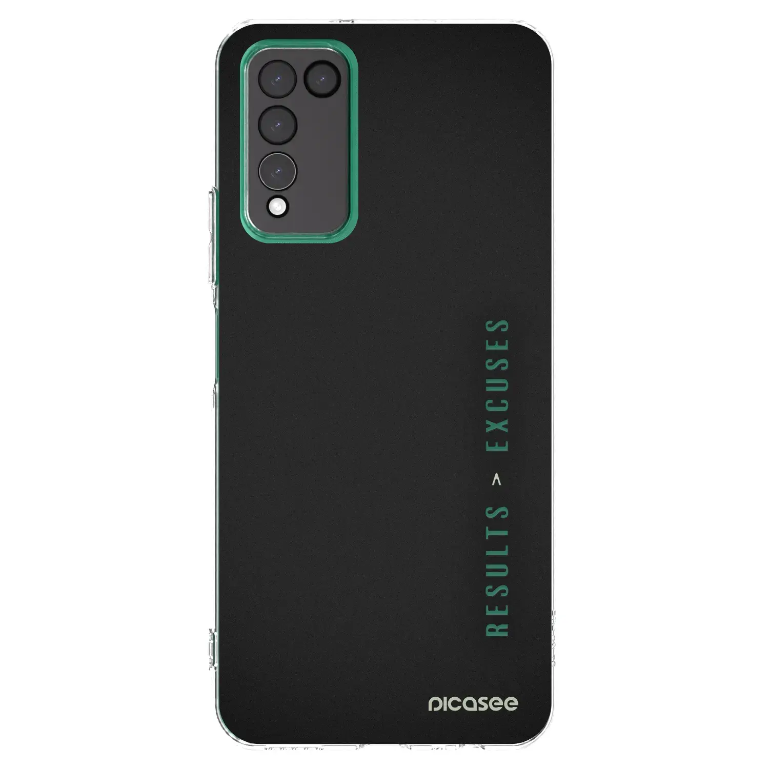 Silikonový průhledný obal pro Honor 10X Lite - Results x Excuses