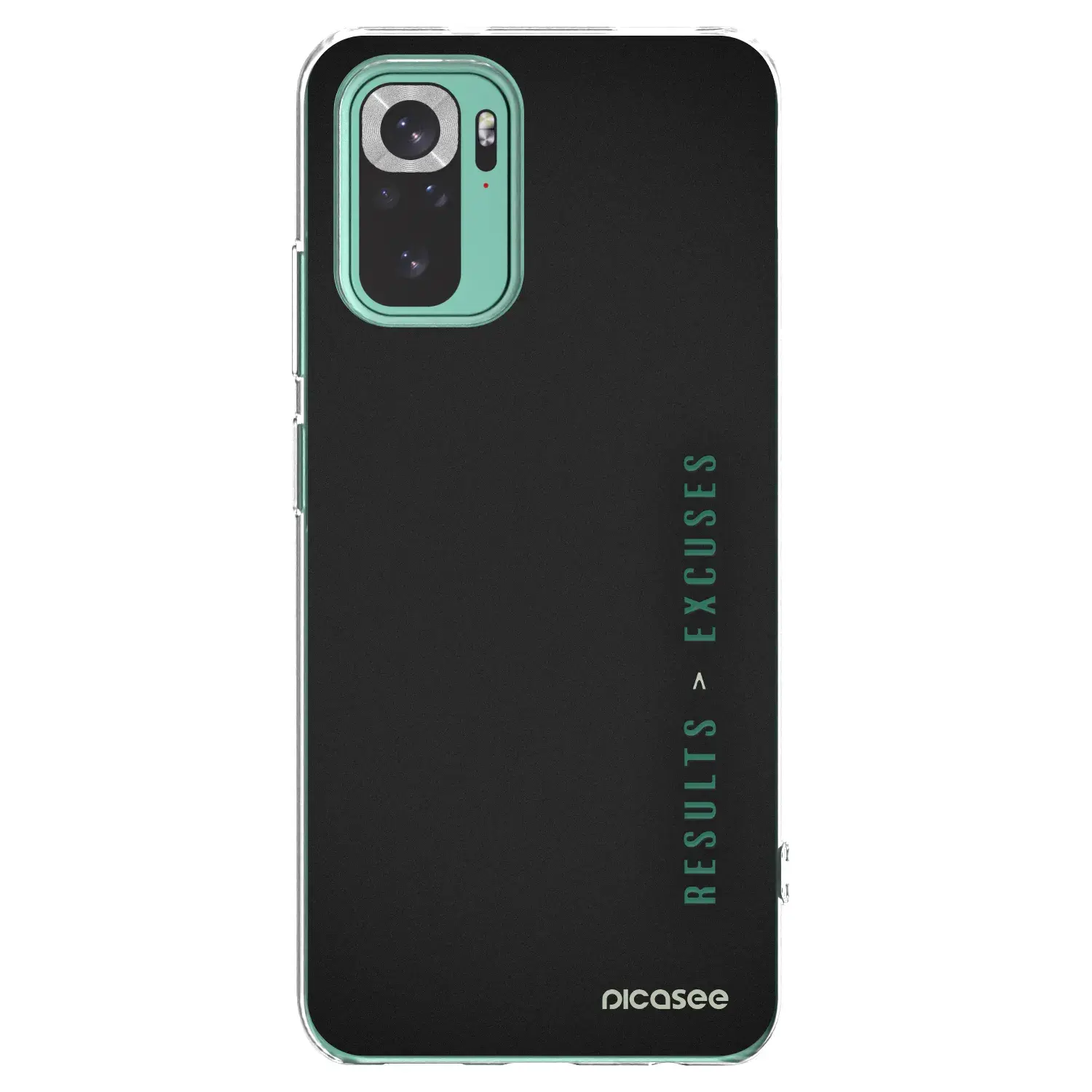 Silikonový průhledný obal pro Xiaomi Redmi Note 10 Pro - Results x Excuses
