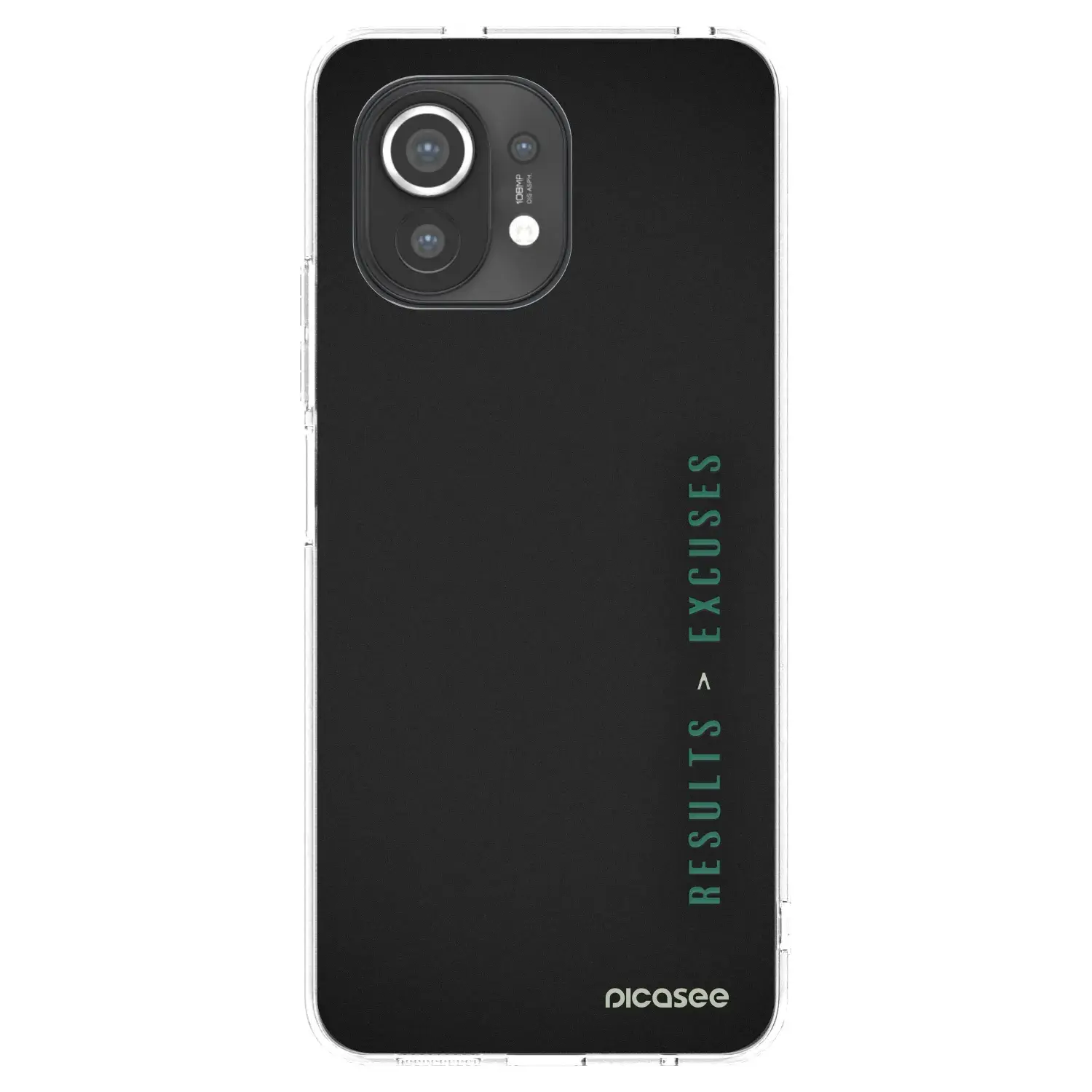 Silikonový průhledný obal pro Xiaomi Mi 11 - Results x Excuses