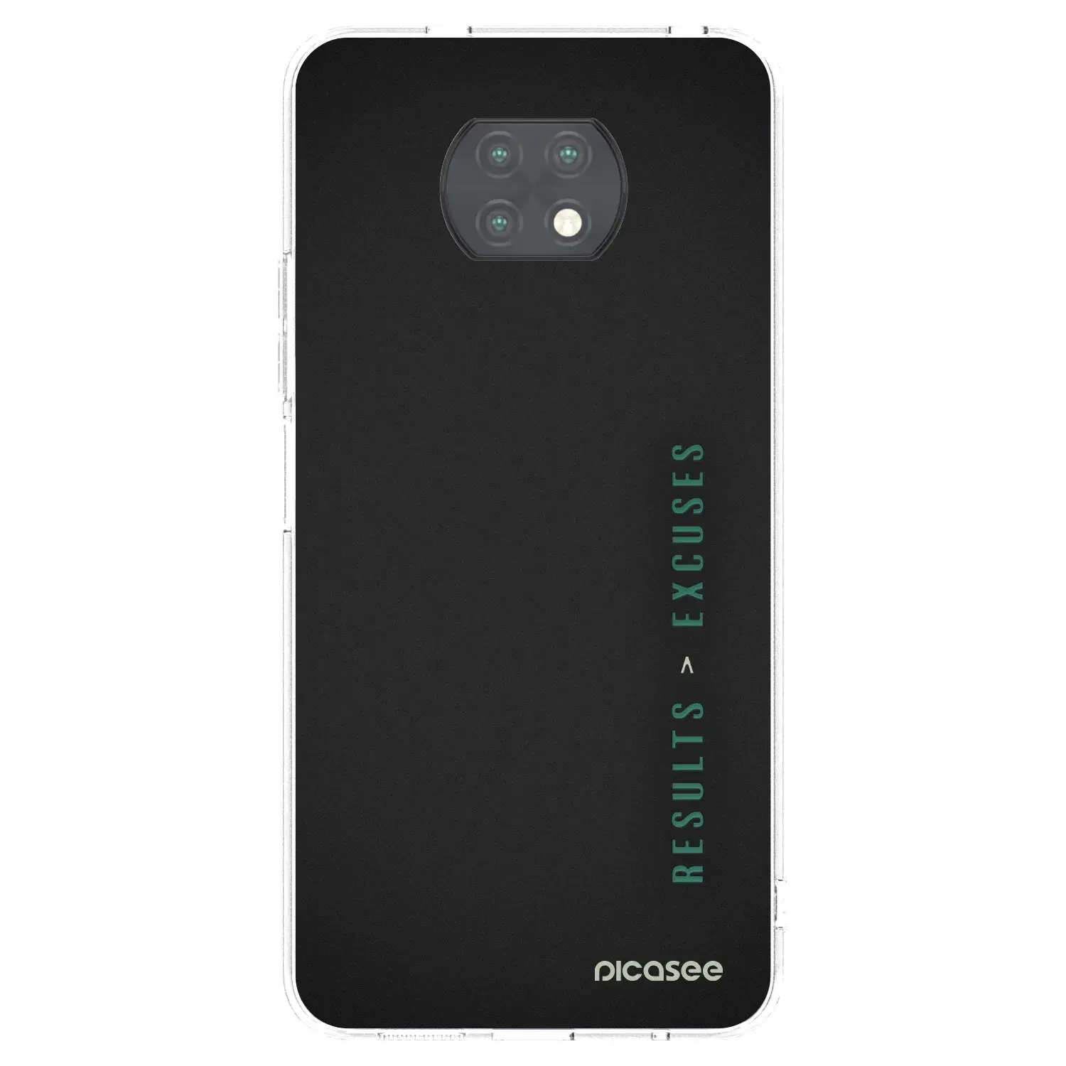 Silikonový průhledný obal pro Xiaomi Redmi Note 9T - Results x Excuses