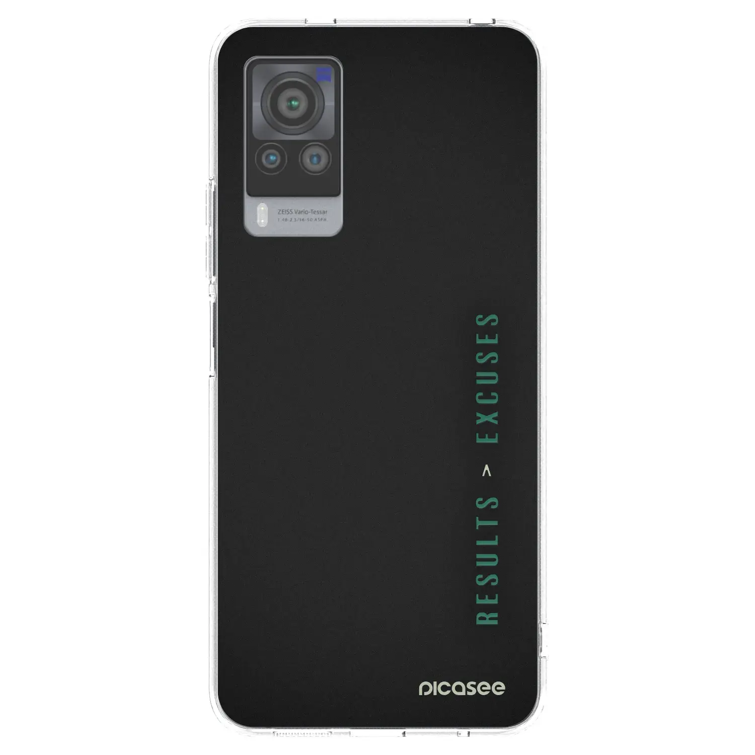 Silikonový průhledný obal pro Vivo X60 Pro 5G - Results x Excuses