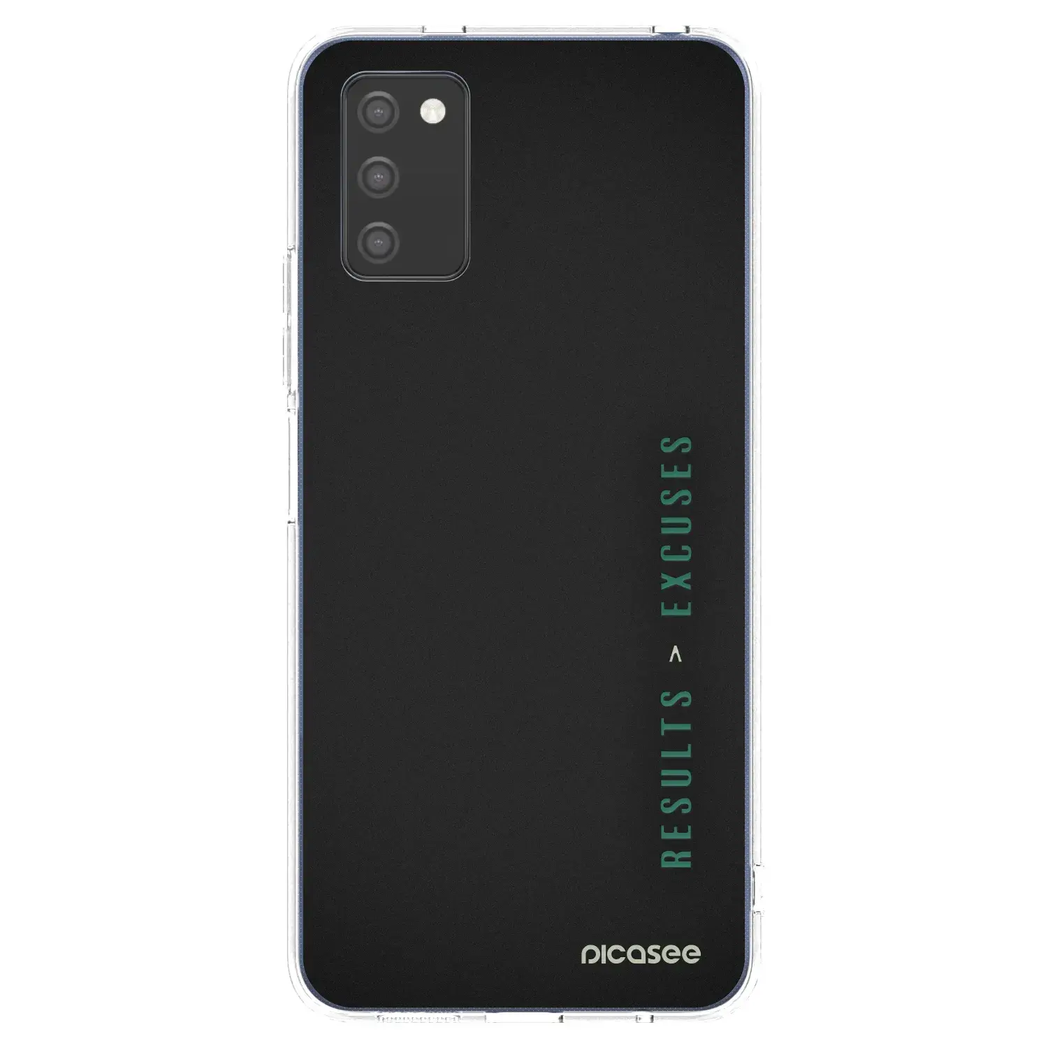 Silikonový průhledný obal pro Samsung Galaxy A03s A037G - Results x Excuses