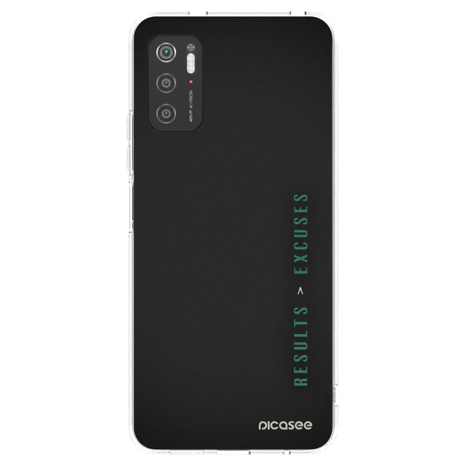 Silikonový průhledný obal pro Xiaomi Poco M3 Pro 5G - Results x Excuses