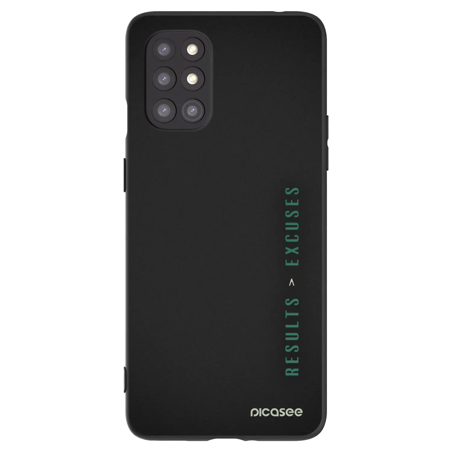 Silikonový černý obal pro OnePlus 8T - Results x Excuses