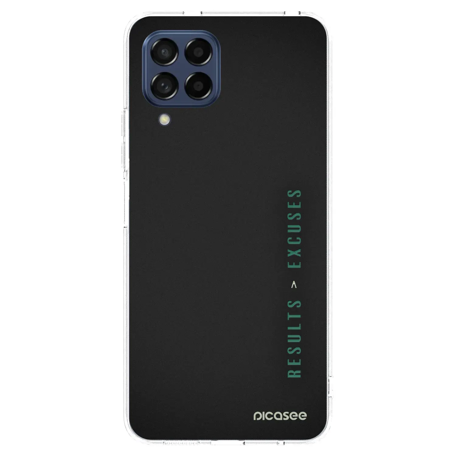 Silikonový průhledný obal pro Samsung Galaxy M53 5G - Results x Excuses