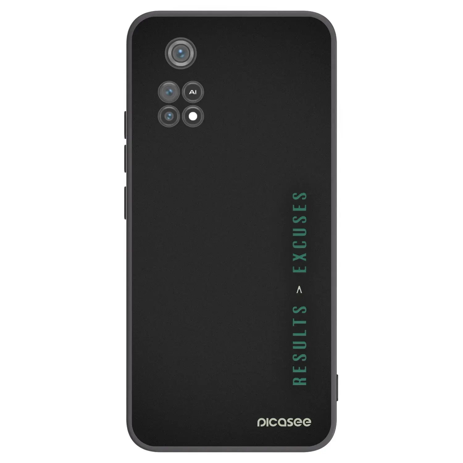 Silikonový černý obal pro Xiaomi Poco M4 Pro - Results x Excuses