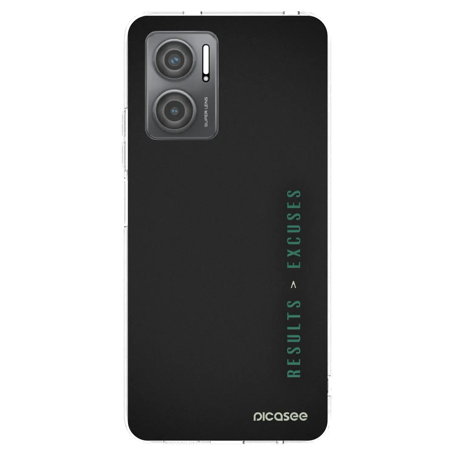 Silikonový průhledný obal pro Xiaomi Redmi 10 5G - Results x Excuses