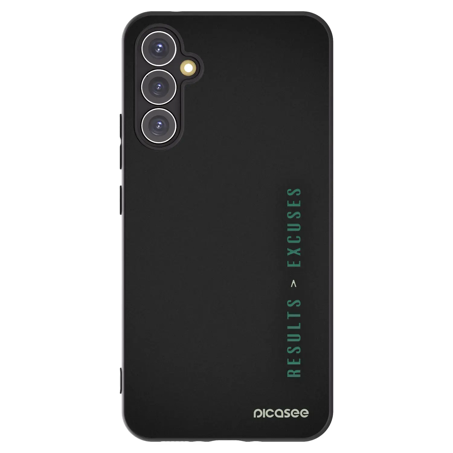 Silikonový černý obal pro Samsung Galaxy A34 5G A346B - Results x Excuses