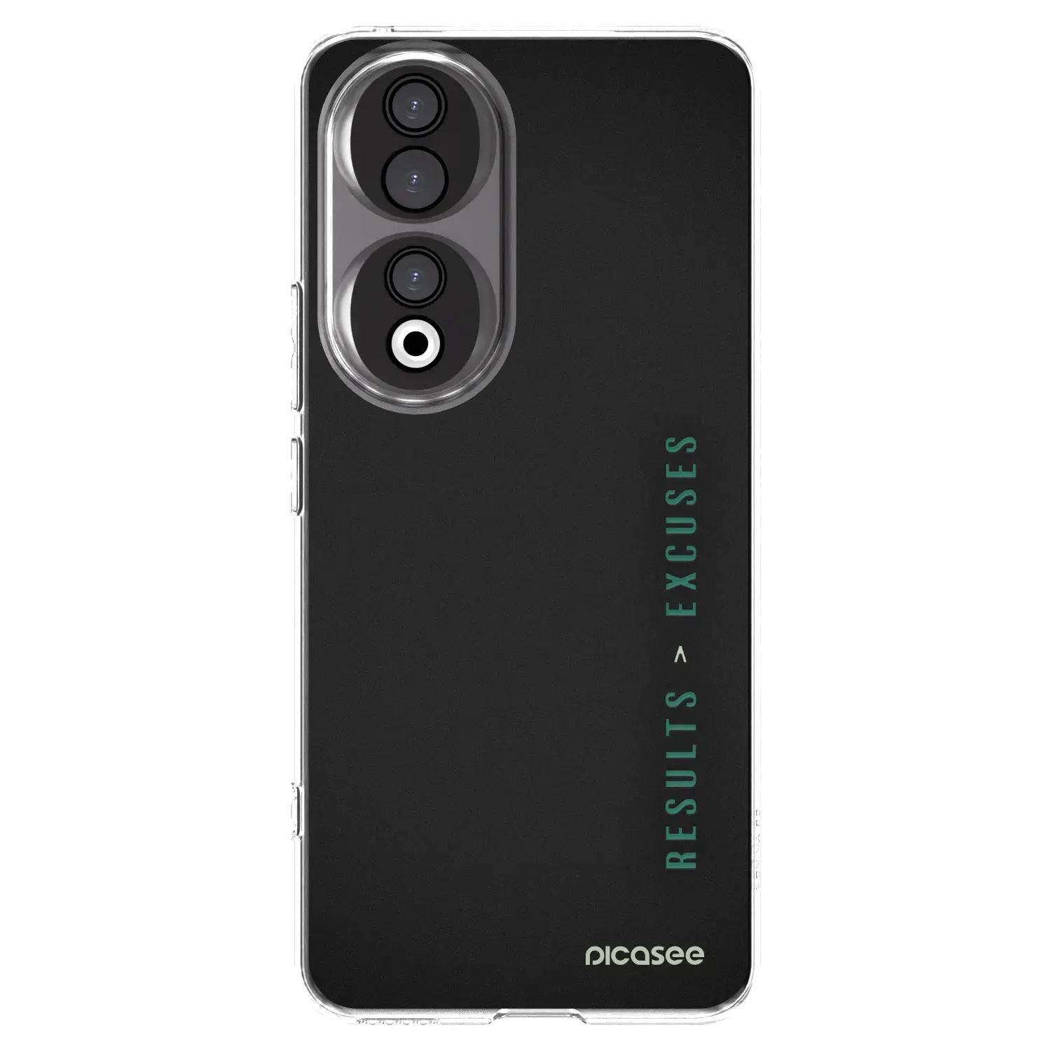 Silikonový průhledný obal pro Honor 90 5G - Results x Excuses
