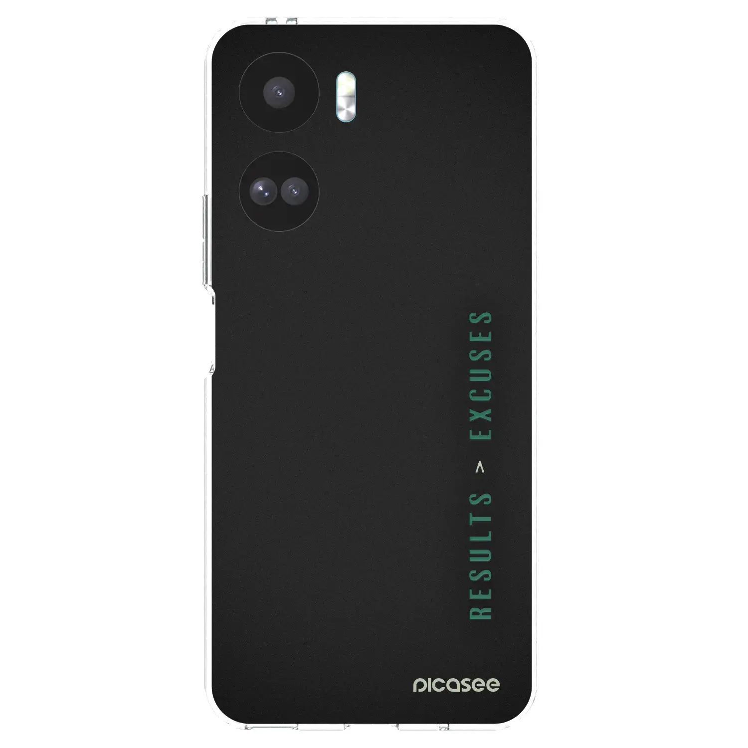 Silikonový průhledný obal pro Honor 90 Lite 5G - Results x Excuses