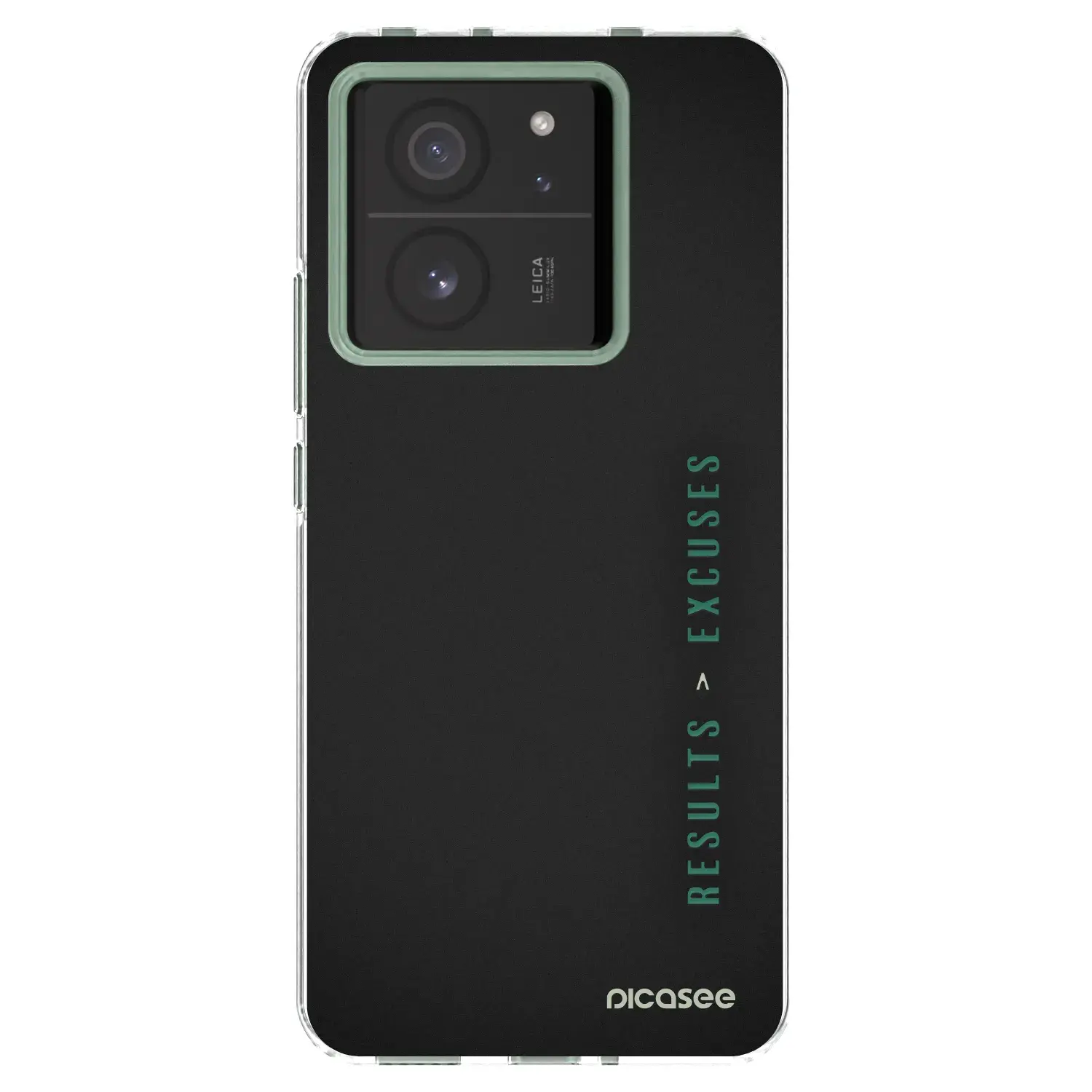 Silikonový průhledný obal pro Xiaomi 13T Pro - Results x Excuses