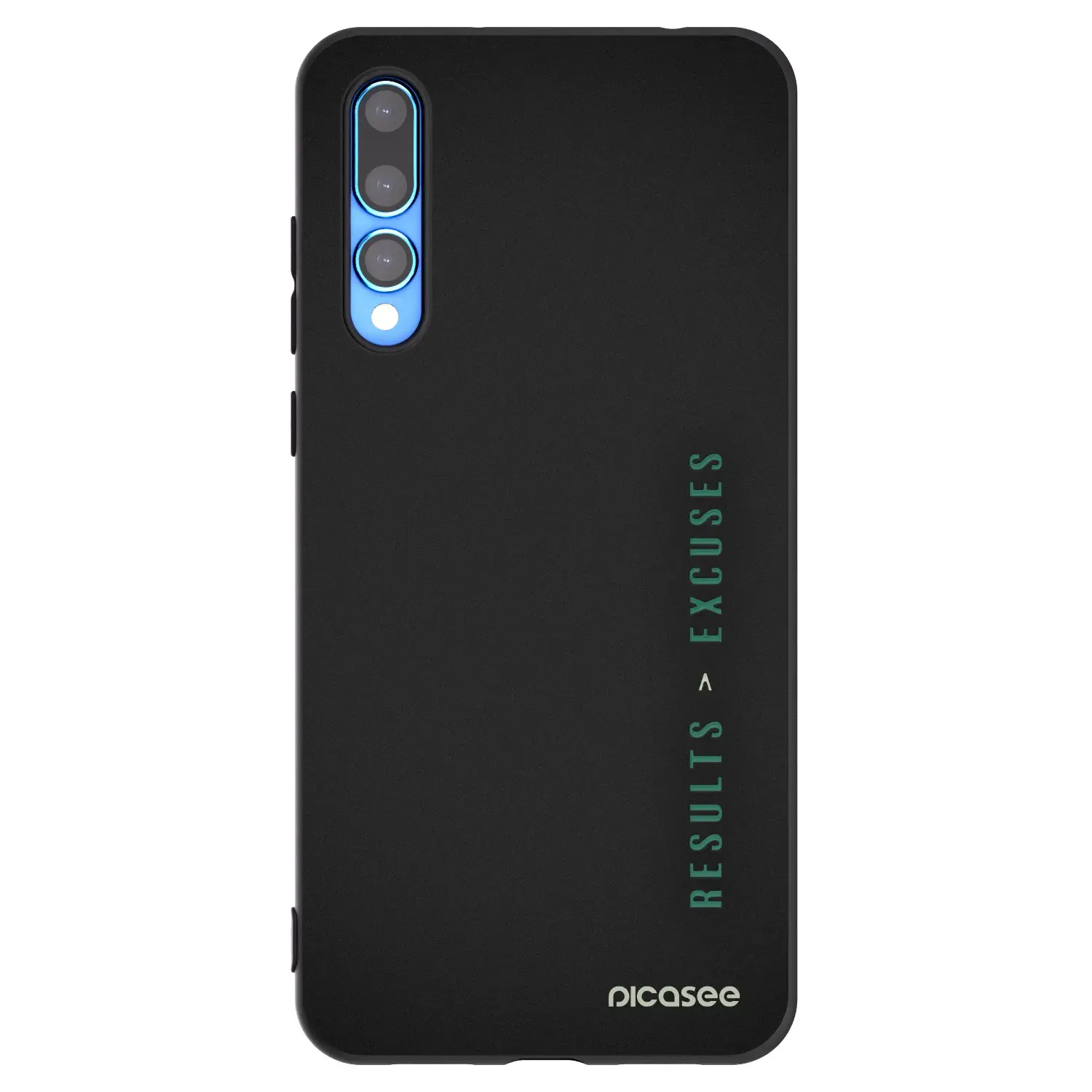 Silikonový černý obal pro Huawei P20 Pro - Results x Excuses