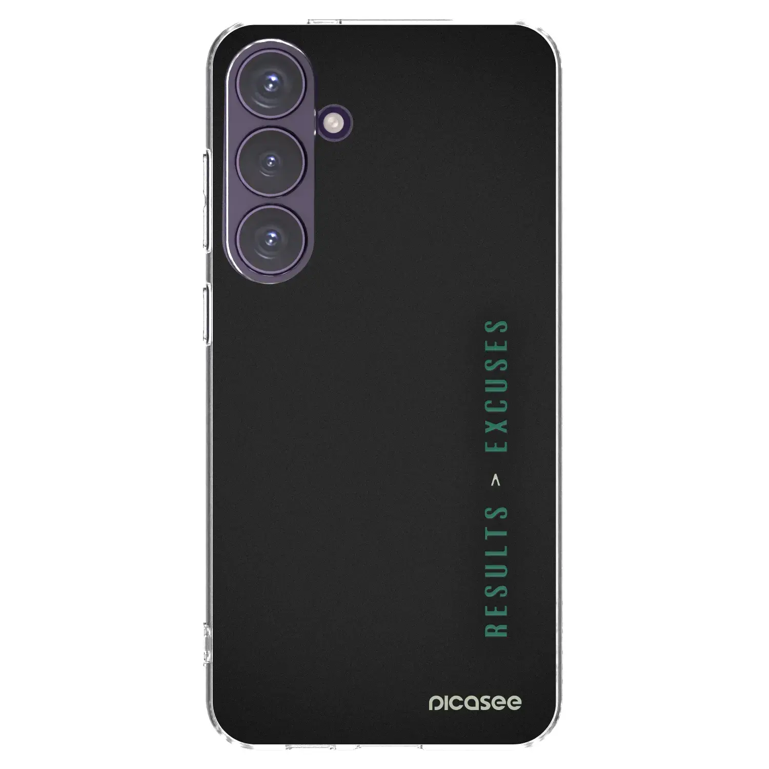 Silikonový průhledný obal pro Samsung Galaxy S24+ S926B 5G - Results x Excuses
