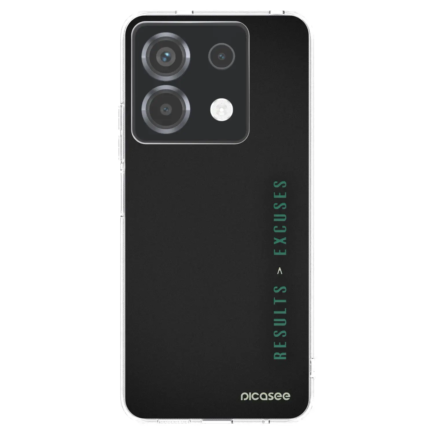 Silikonový průhledný obal pro Xiaomi Poco X6 - Results x Excuses