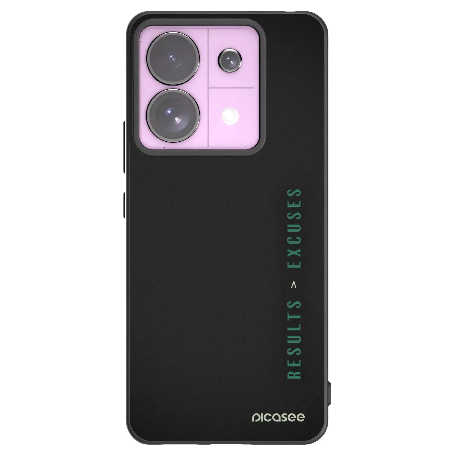 Silikonový černý obal pro Xiaomi Redmi Note 13 Pro 5G - Results x Excuses