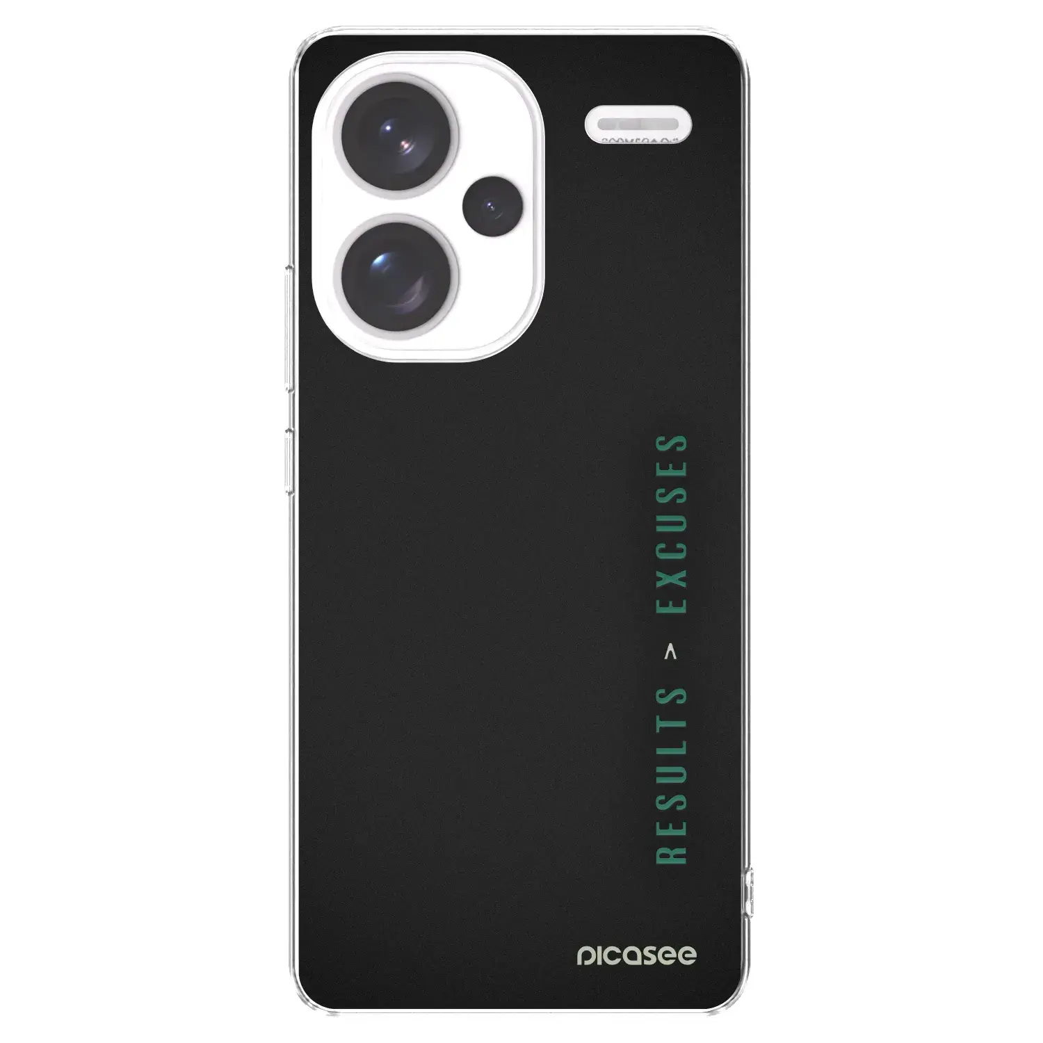 Silikonový průhledný obal pro Xiaomi Redmi Note 13 Pro+ 5G - Results x Excuses