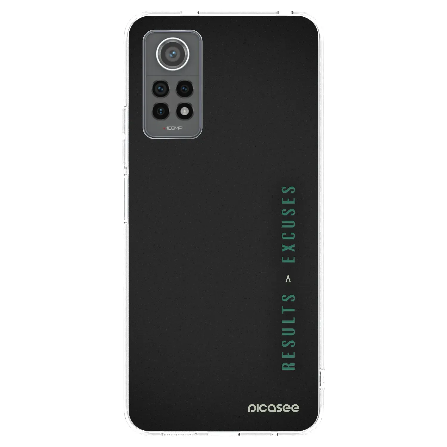 Silikonový průhledný obal pro Xiaomi Redmi Note 12 Pro 4G - Results x Excuses