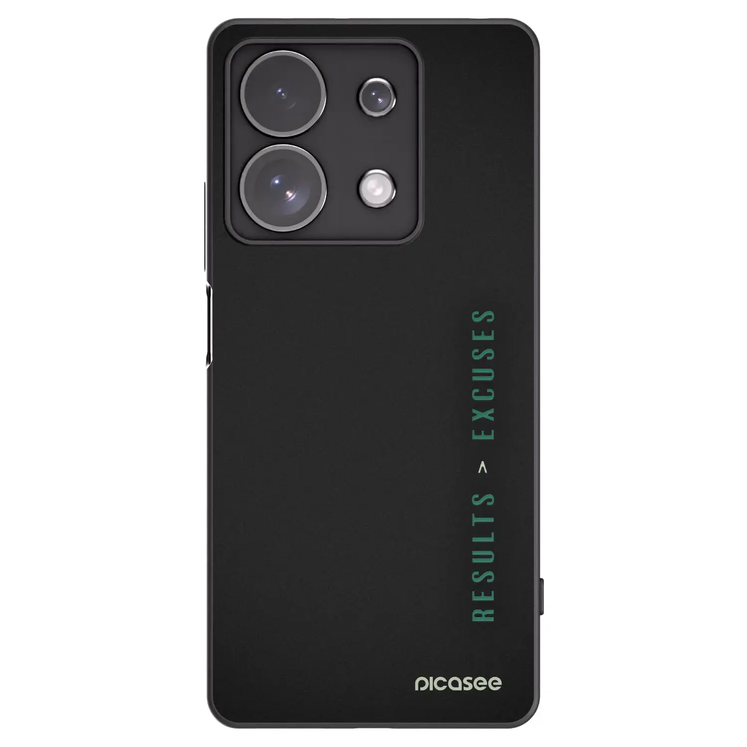 Silikonový černý obal pro Xiaomi Redmi Note 13 Pro 4G - Results x Excuses