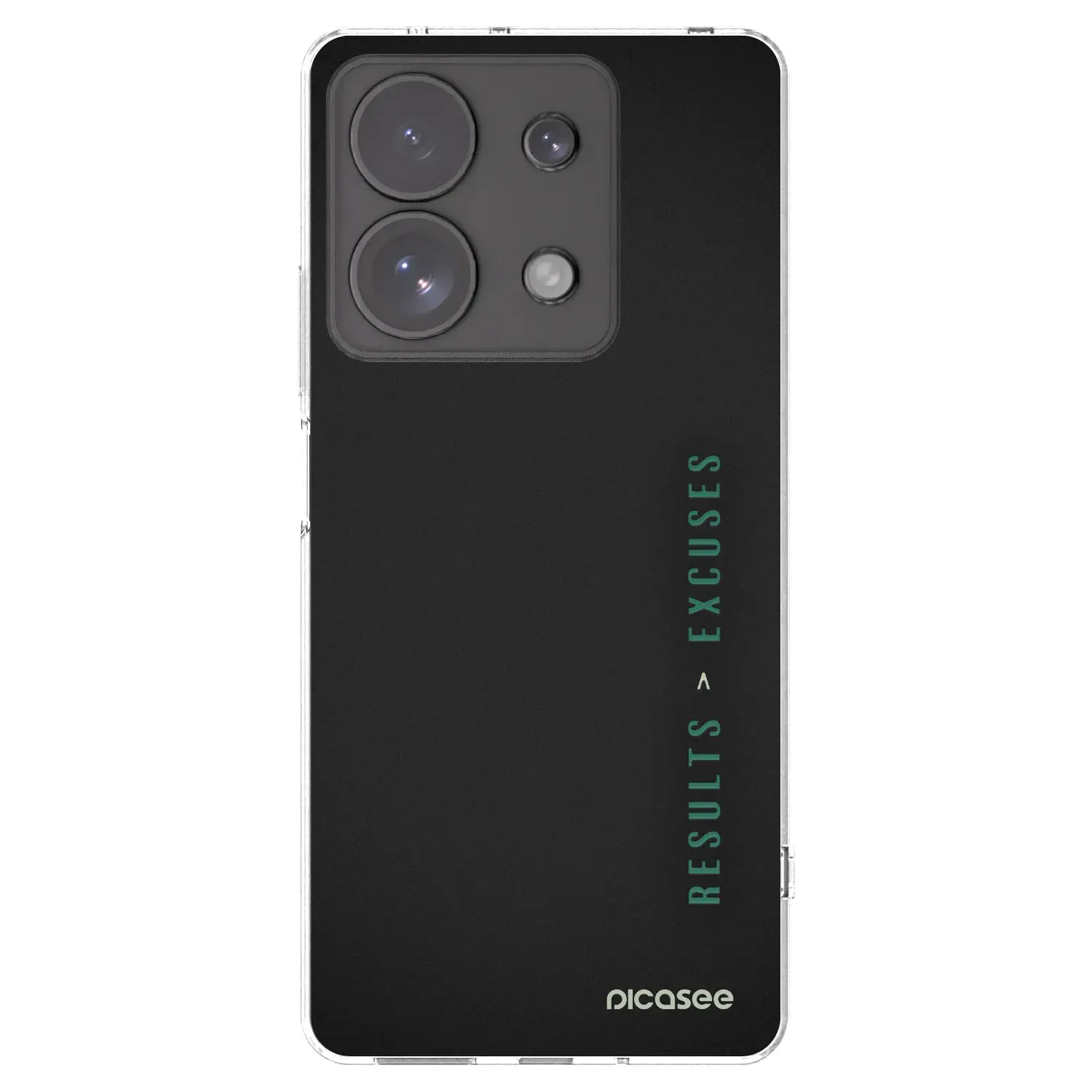 Silikonový průhledný obal pro Xiaomi Redmi Note 13 Pro 4G - Results x Excuses