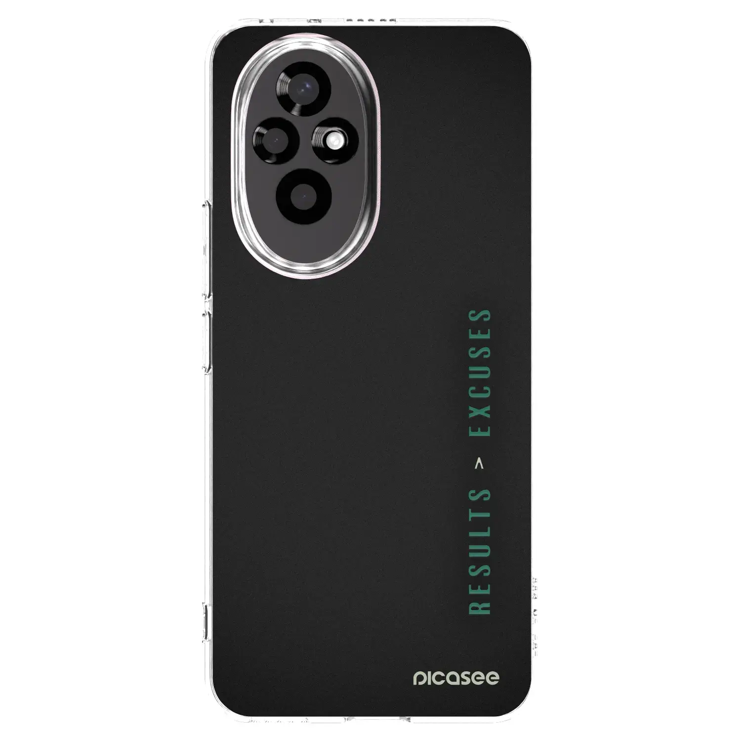 Silikonový průhledný obal pro Honor 200 Pro 5G - Results x Excuses