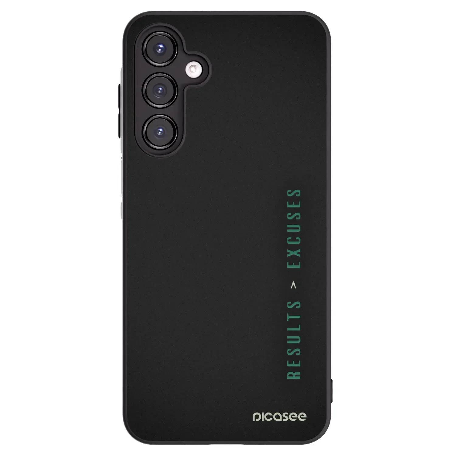 Silikonový černý obal pro Samsung Galaxy A16 5G - Results x Excuses