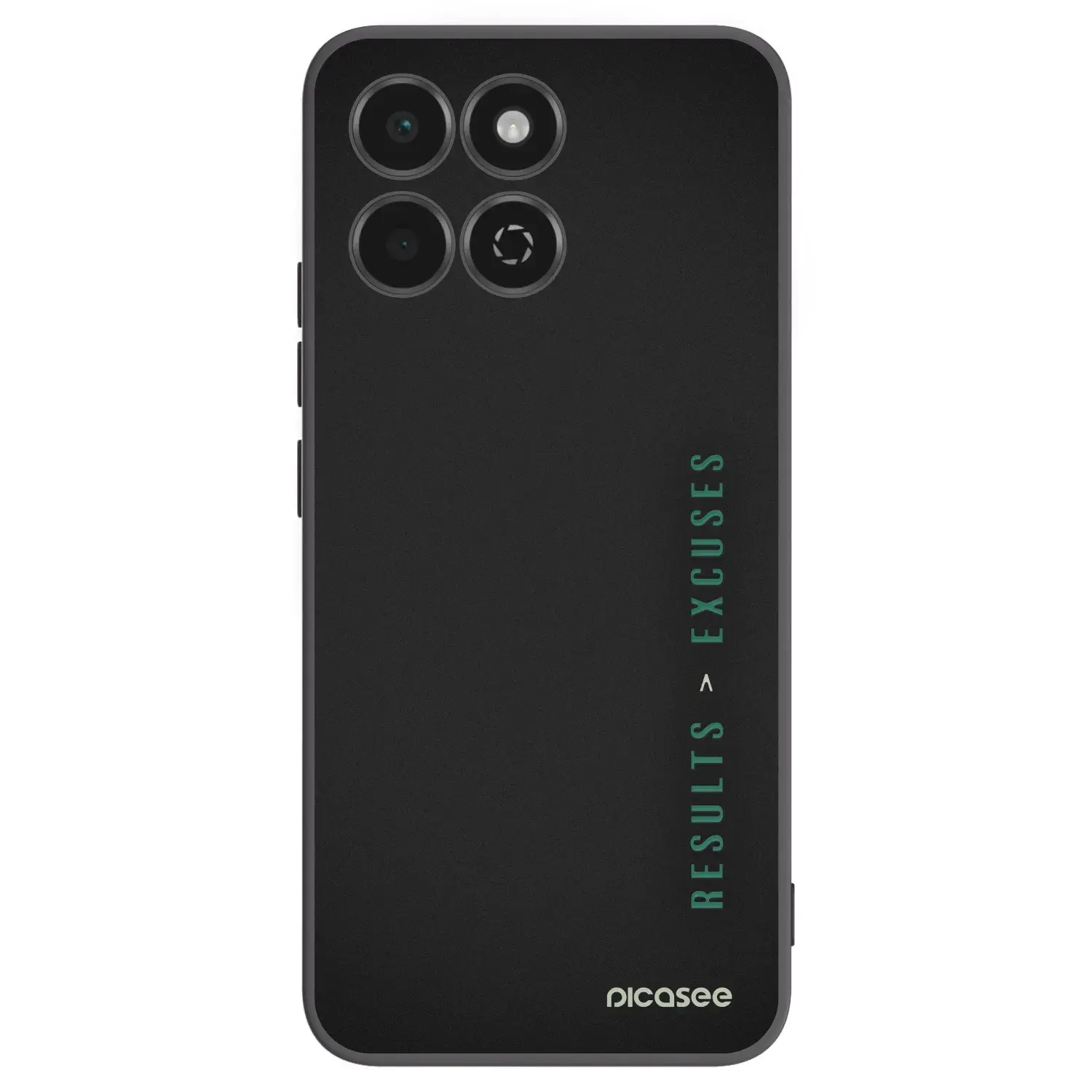 Silikonový černý obal pro Honor 200 Smart 5G - Results x Excuses