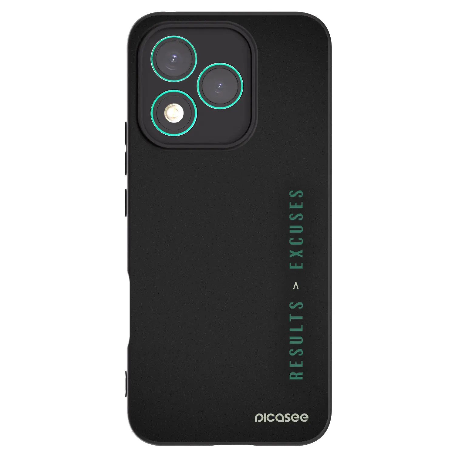 Silikonový černý obal pro Honor 400 Lite 5G - Results x Excuses
