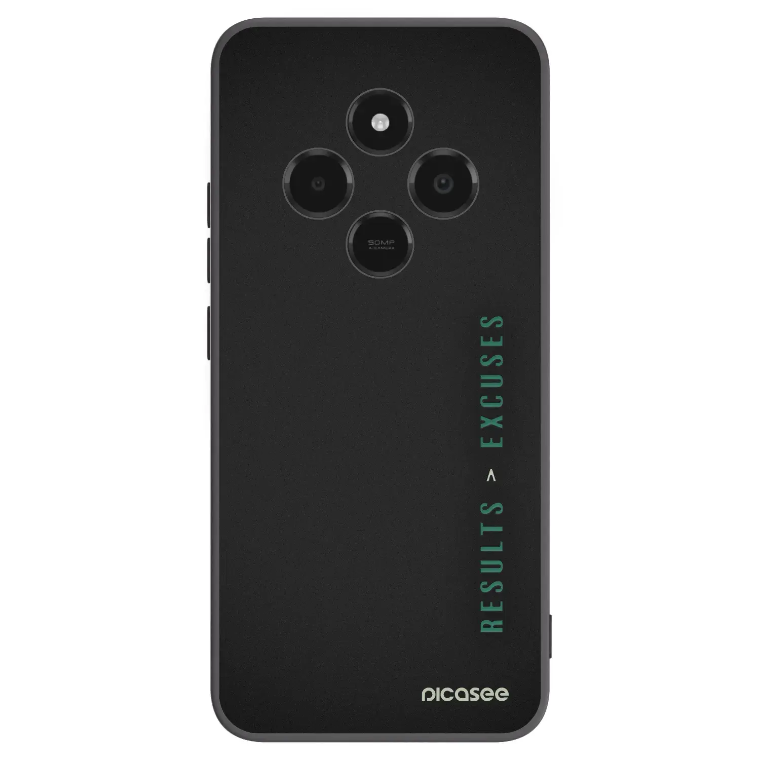 Silikonový černý obal pro Xiaomi Poco C75 - Results x Excuses