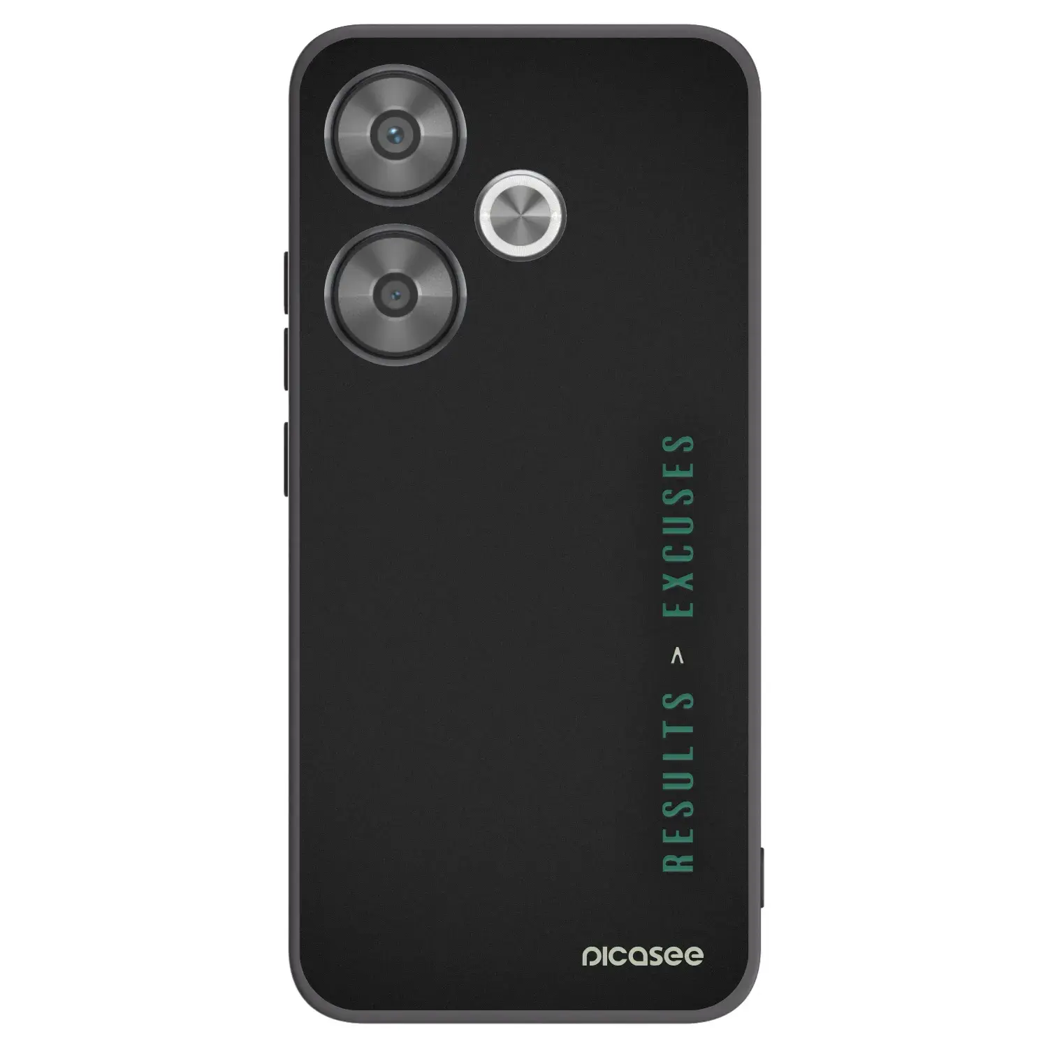 Silikonový černý obal pro Xiaomi Poco F6 - Results x Excuses